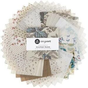 Secret Stash Neutrals Charm Pack - Edyta Sitar - Laundry Basket Quilts - Andover